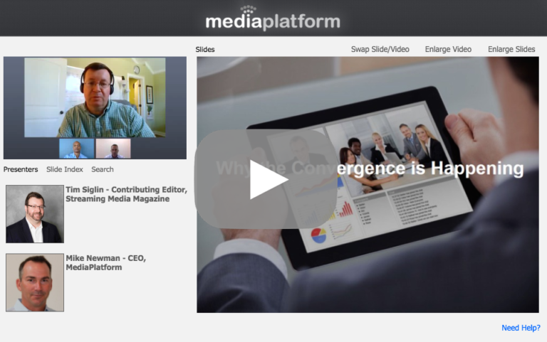 Video Webcasting Meets Unified Communications