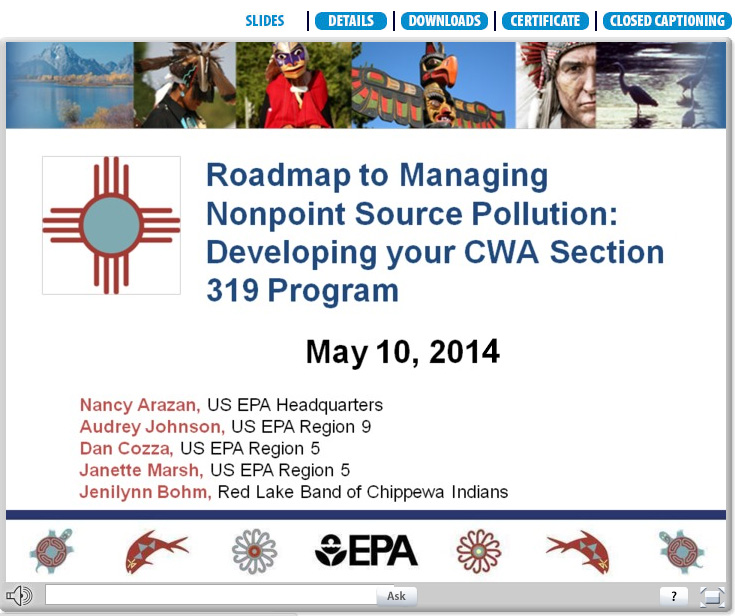 Roadmap to managing Nonpoin Source Pollution