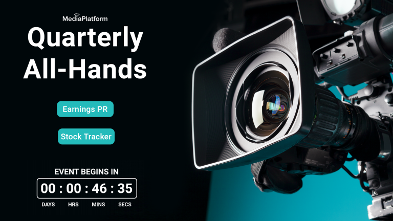 large, live webcast